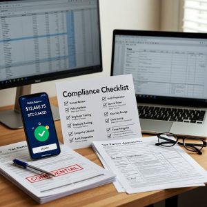 compliance checklists, crypto wallet apps, and tax forms